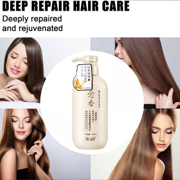Japanese Amino Shampoo & Conditioner – Hair Repair & Anti-Hair Loss Formula | Smooth, Thick & Nourishing Care (300ml) – alternate view
