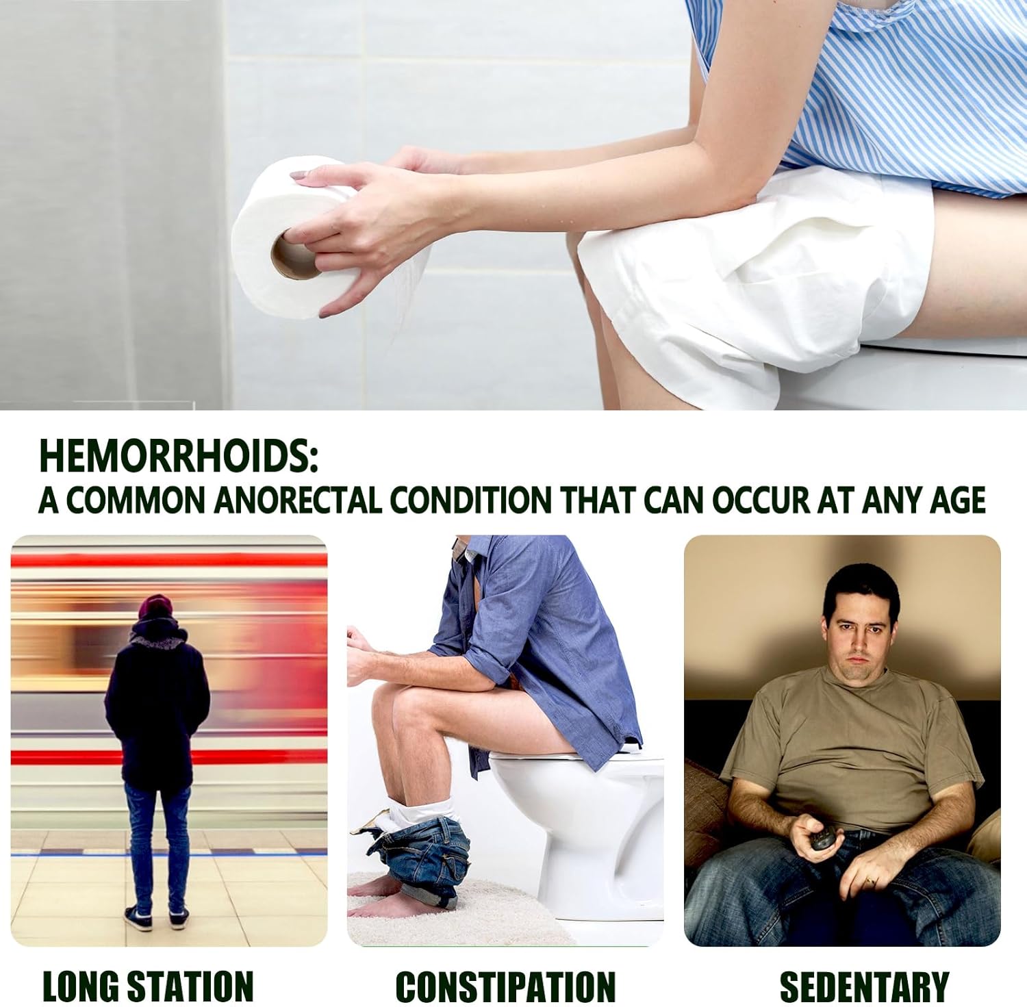 Hemorrhoid Relief Spray – Natural Herbal Soothing Treatment for Swelling, Itching & Discomfort Support